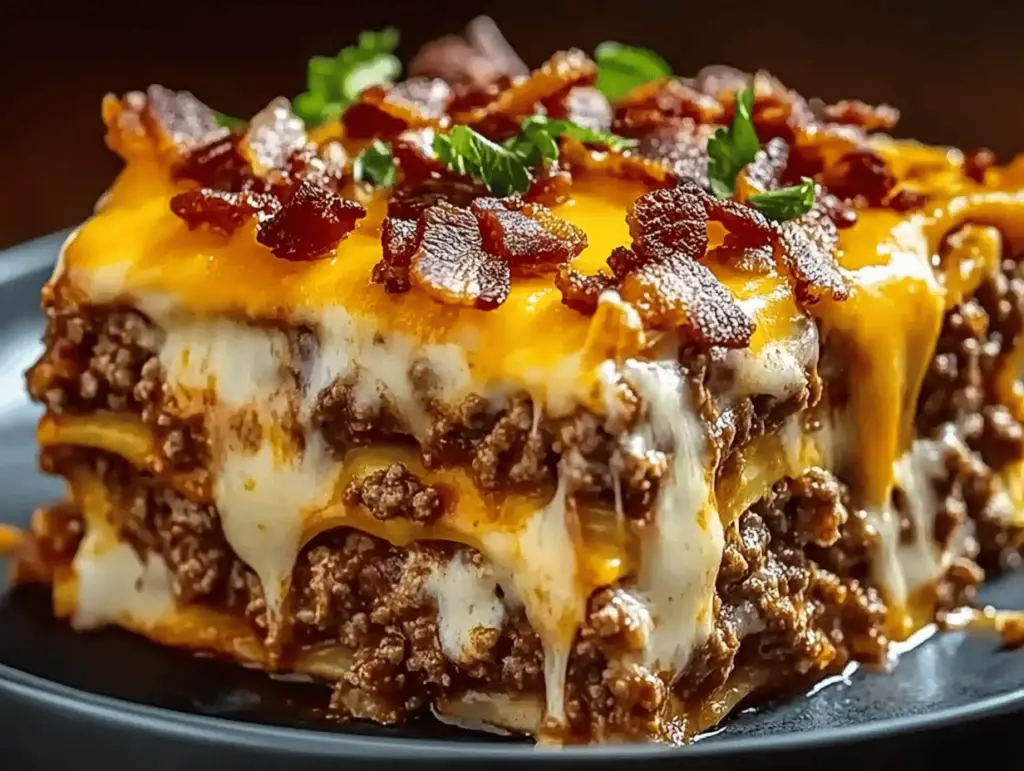 Cheesy Loaded Meatloaf Casserole