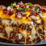 Cheesy Loaded Meatloaf Casserole