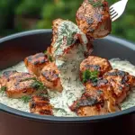 Grilled Chicken with Creamy Dill Sauce