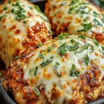 Delicious Garlic Parmesan Chicken Meatloaves