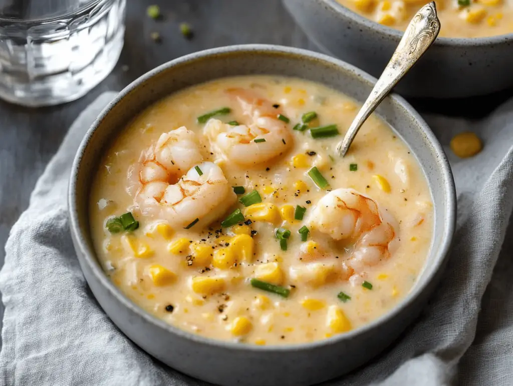 Spicy Shrimp and Corn Soup