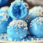 Delightful Blue Christmas Truffles