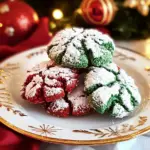 Festive Christmas Crinkle Cookies