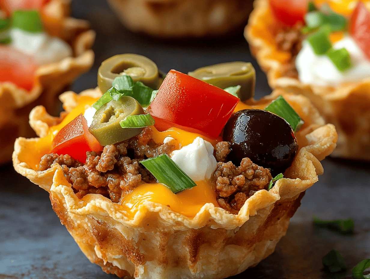 Savory Taco Cupcakes – A Tasty Twist!