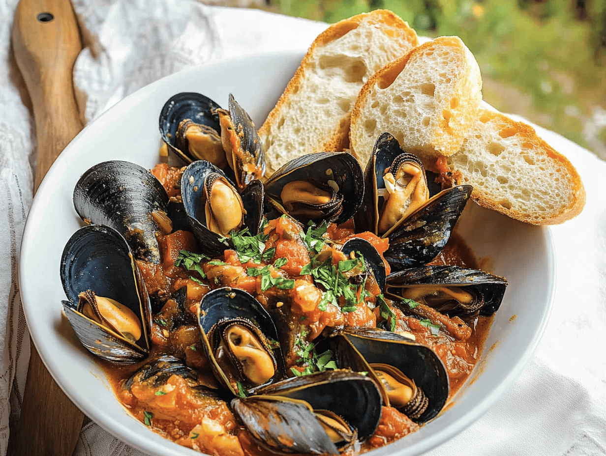 Spicy Mussels Fra Diavolo