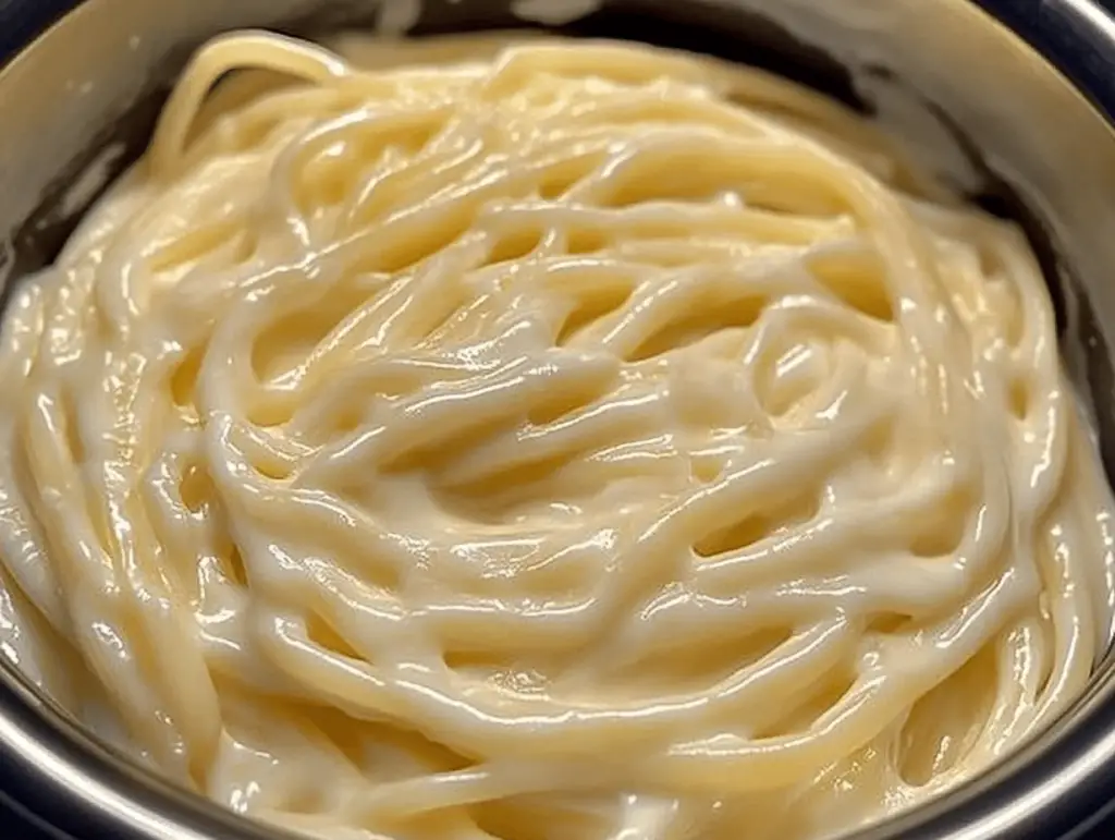 Slow Cooker Creamy Alfredo Pasta - A Holiday Favorite!