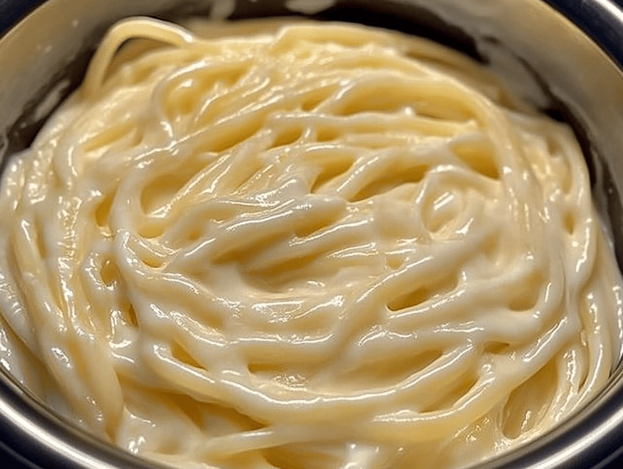 Slow Cooker Creamy Alfredo Pasta – A Holiday Favorite!