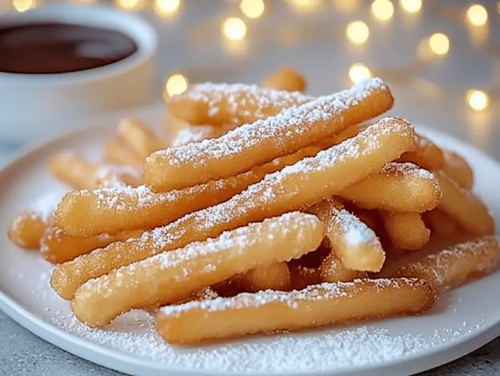 Crispy Funnel Cake Sticks