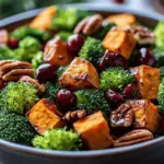 Festive Roasted Sweet Potatoes and Broccoli