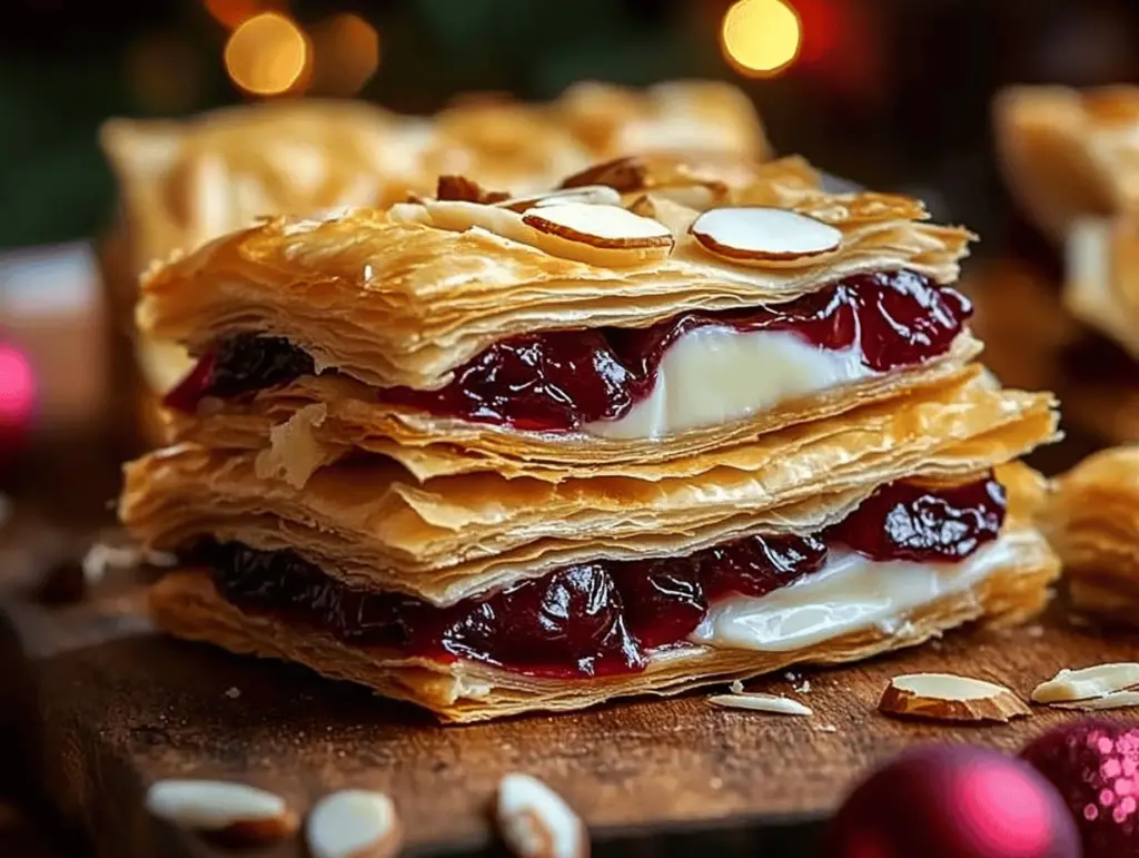 Brie and Cherry Compote Bites