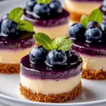 Mini Blueberry Cheesecake Bites