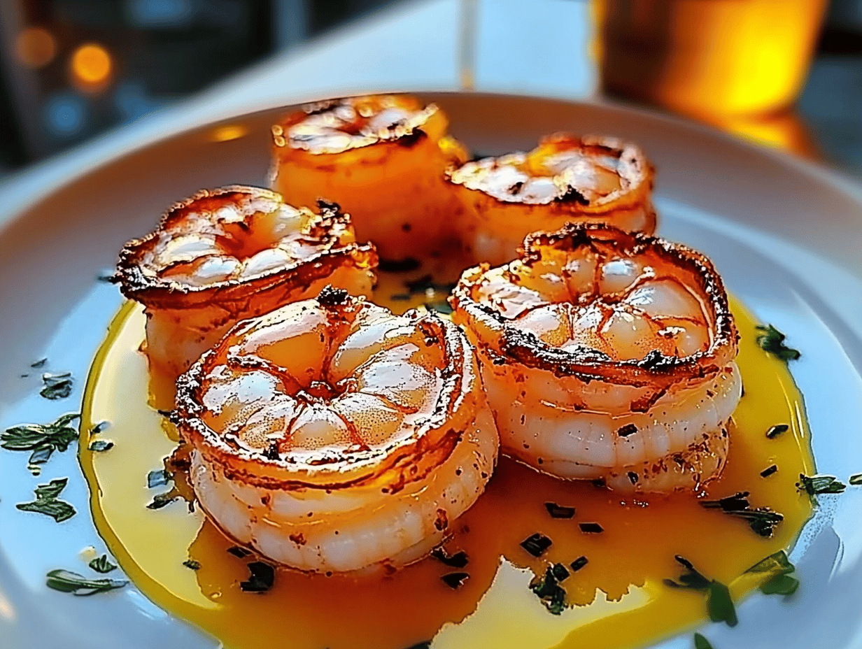 Golden Lobster Medallions in Garlic-Herb Butter