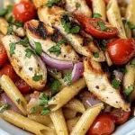 Bruschetta Chicken Pasta Delight