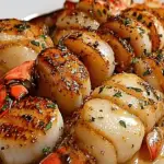 Indulge in Garlic Butter Lobster and Scallops