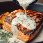 Grilled Lemon-Herb Salmon with Dill-Yogurt Sauce