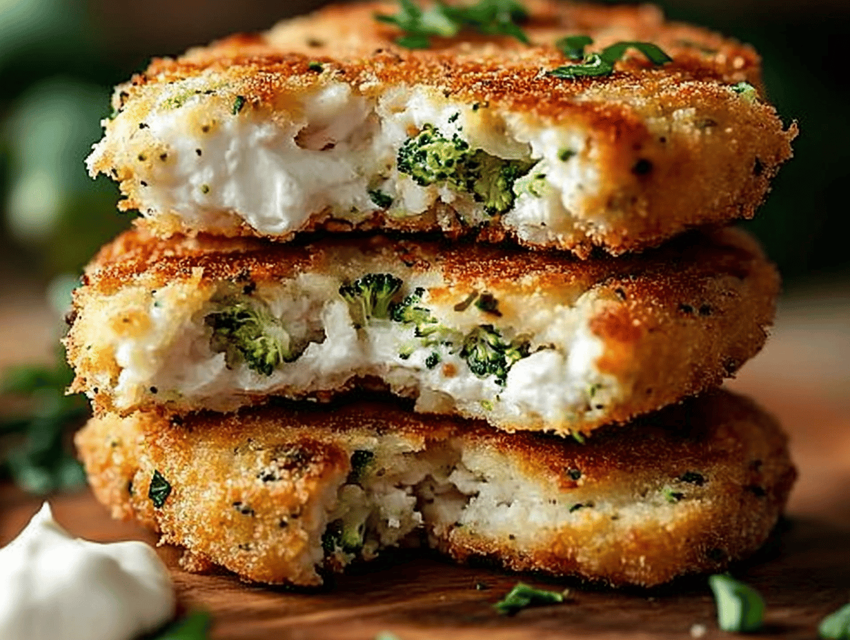 Savory Chicken and Broccoli Potato Cakes