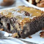 Indulge in Chocolate Pecan Ooey Gooey Butter Cake