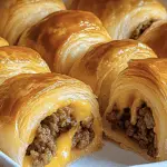 Savory Breakfast Sausage Crescent Rolls