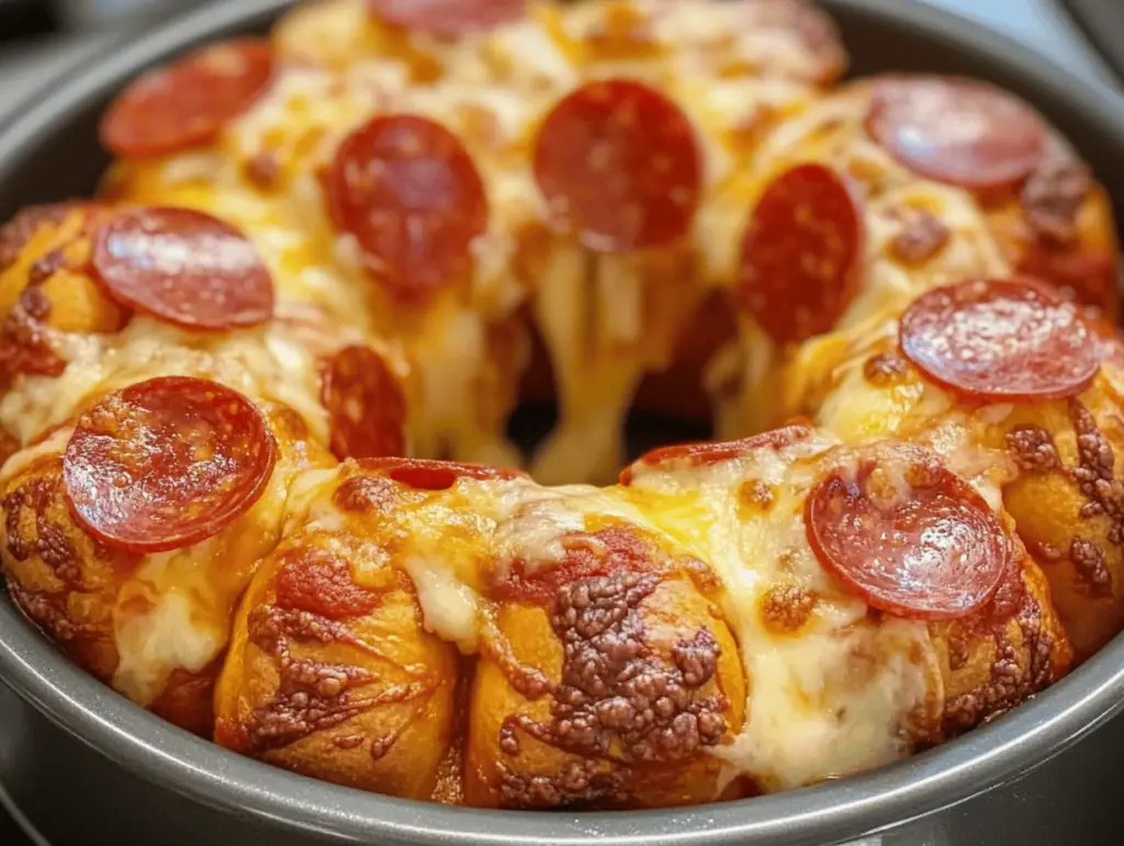 Delicious Pull Apart Pizza Bread