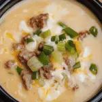 Hearty Philly Cheese Steak Soup