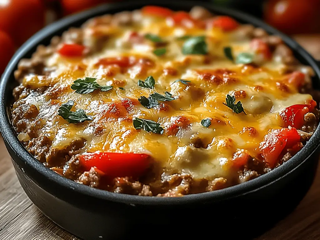 Easy Stuffed Pepper Casserole