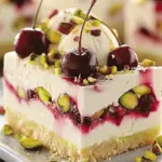 Irresistible Lemon-Lime Cherry Pistachio Cheesecake Bars