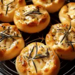 Savory Garlic Rosemary Focaccia Muffins