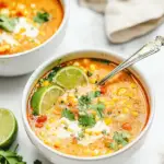 Delicious Slow Cooker Mexican Street Corn Soup