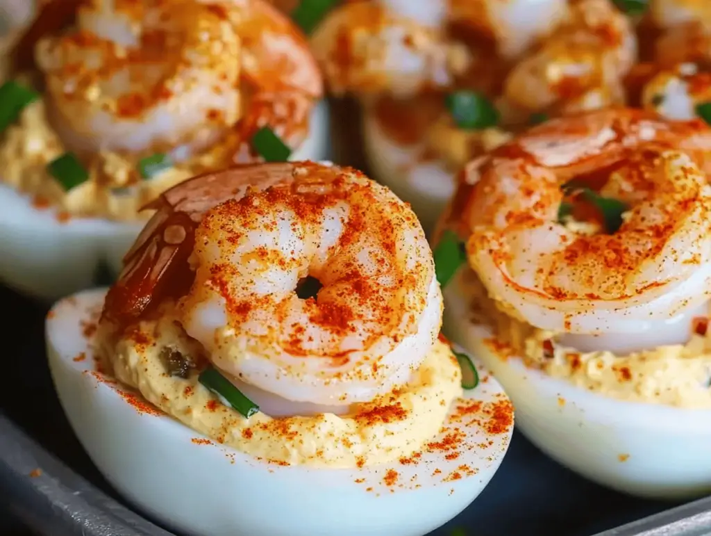 Crawfish Deviled Eggs Delight