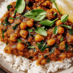 Delicious Pumpkin Lentil Curry with Chickpeas!