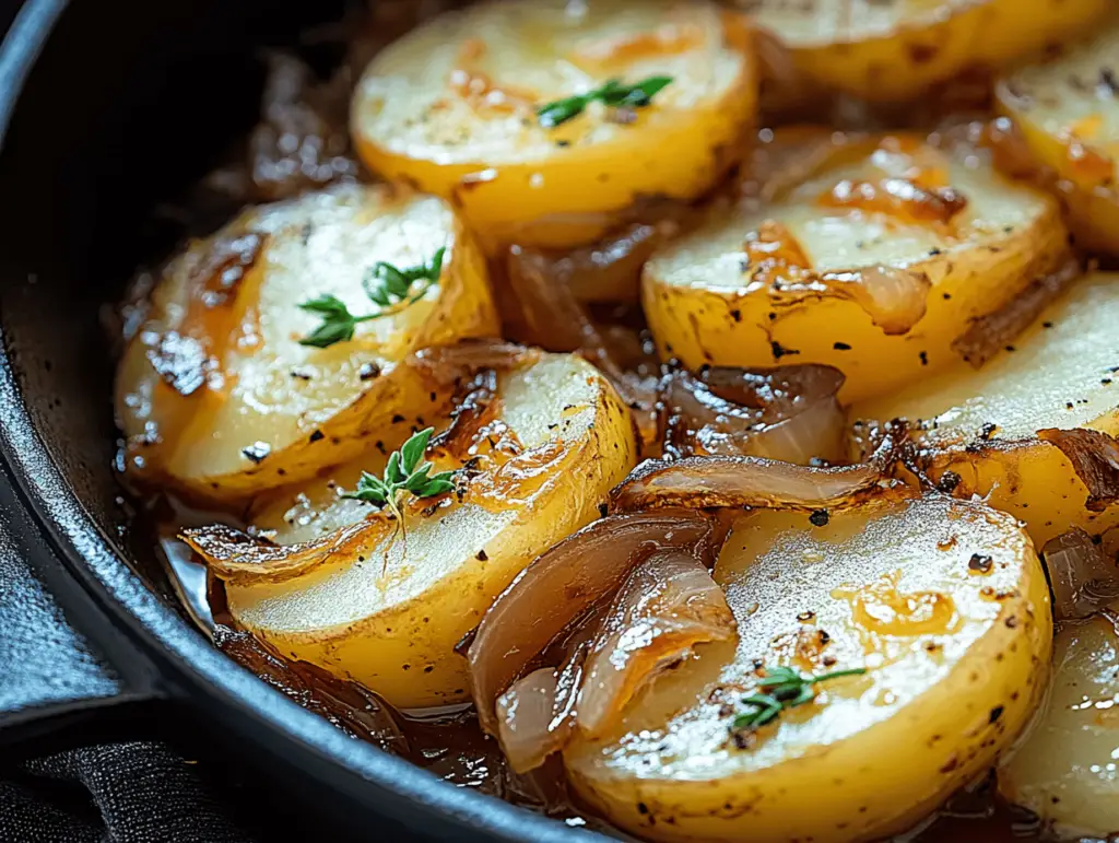 Easy French Onion Potato Bake