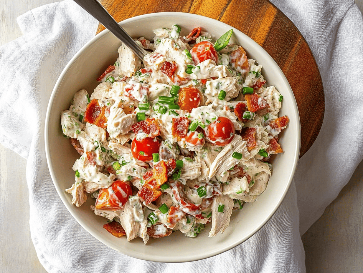 Delicious BLT Chicken Salad