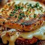 Cheesy Chicken Garlic Bread Sandwich