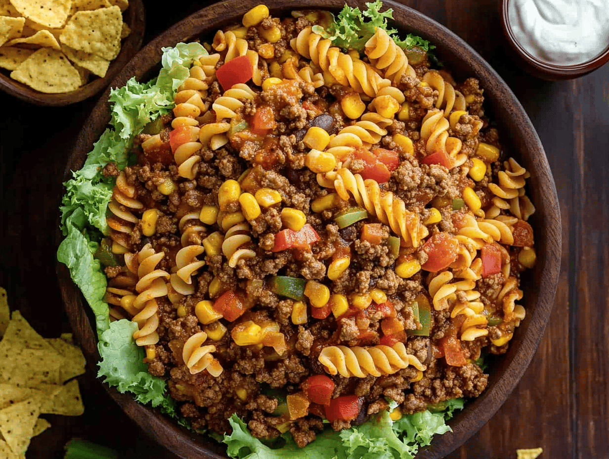 Taco Pasta Salad: A Flavorful Twist!