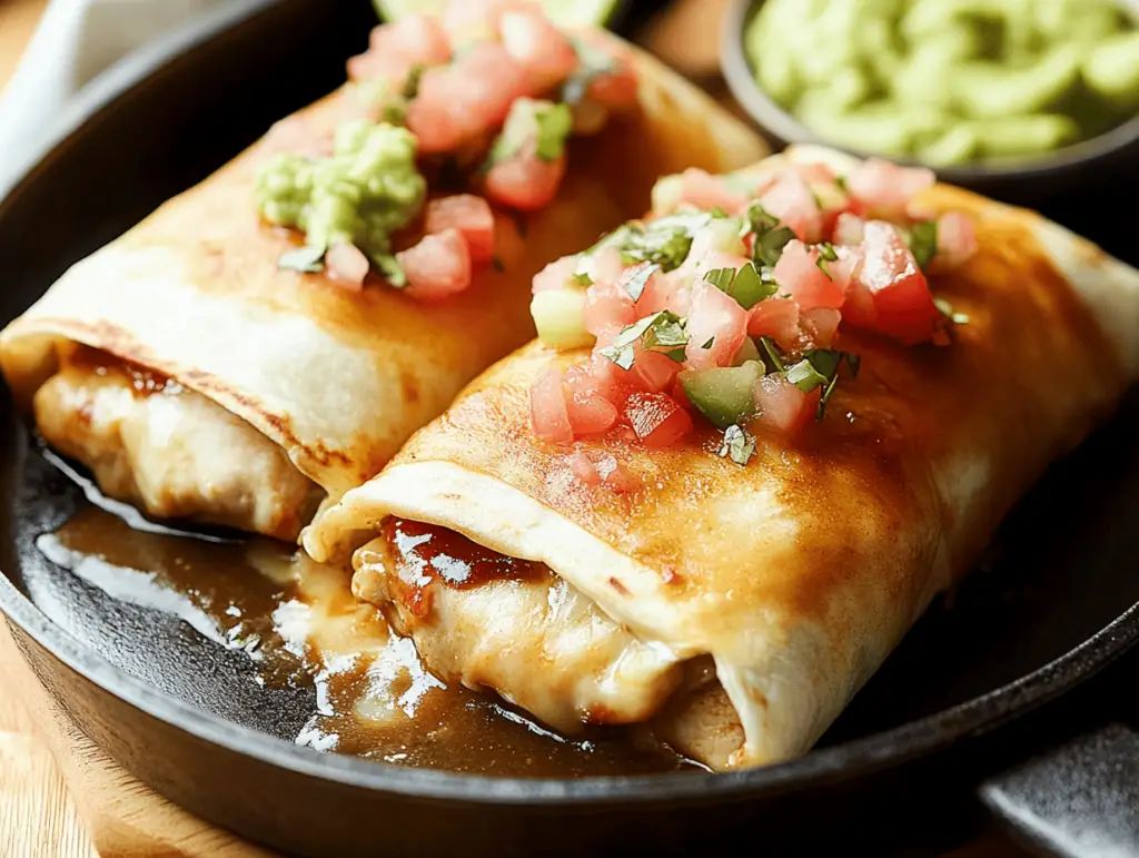 Delicious Chicken Chimichangas