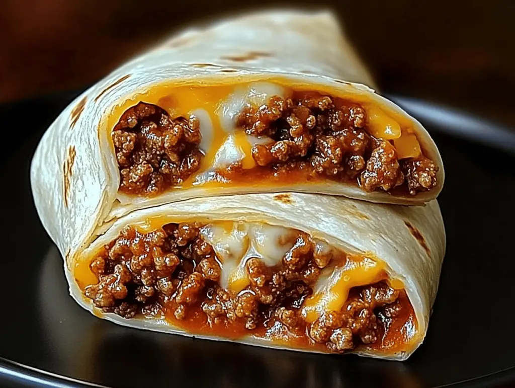 Cheesy Beef Wraps: A Quick Delight!