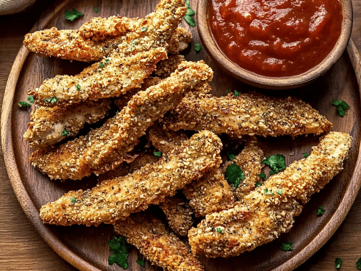 Crispy Portobello Mushroom Fries