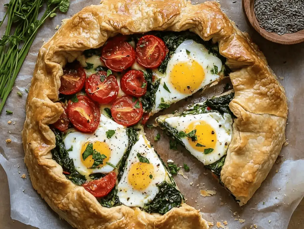 Delicious Caprese Galette