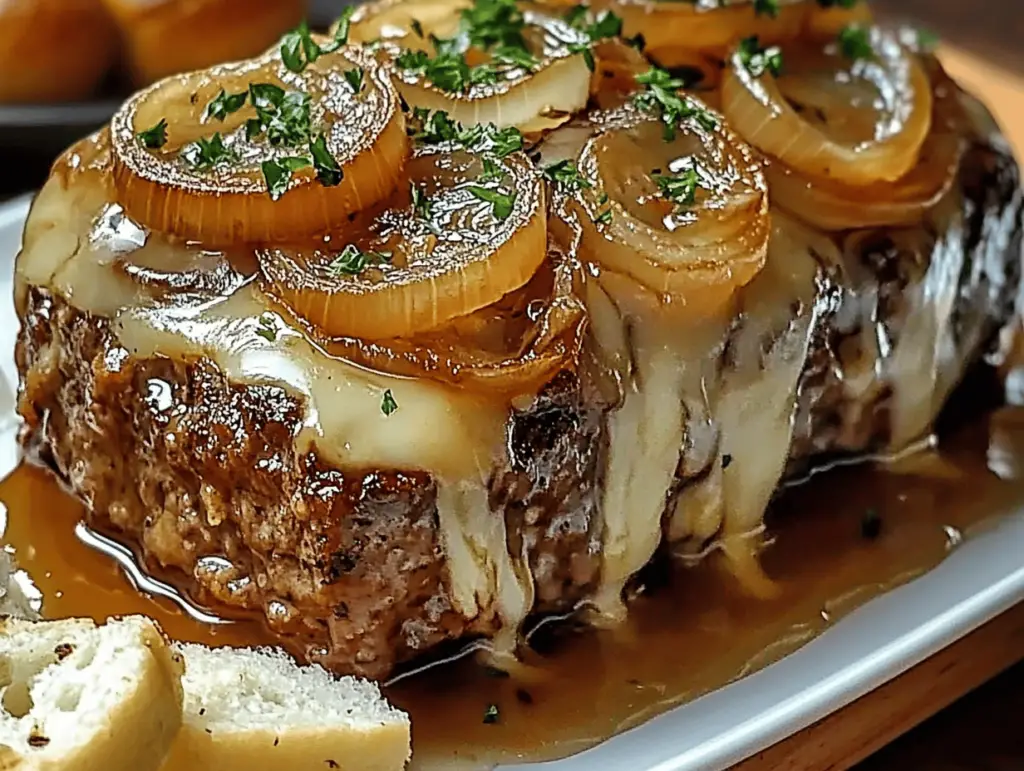 Savory French Onion Meatloaf