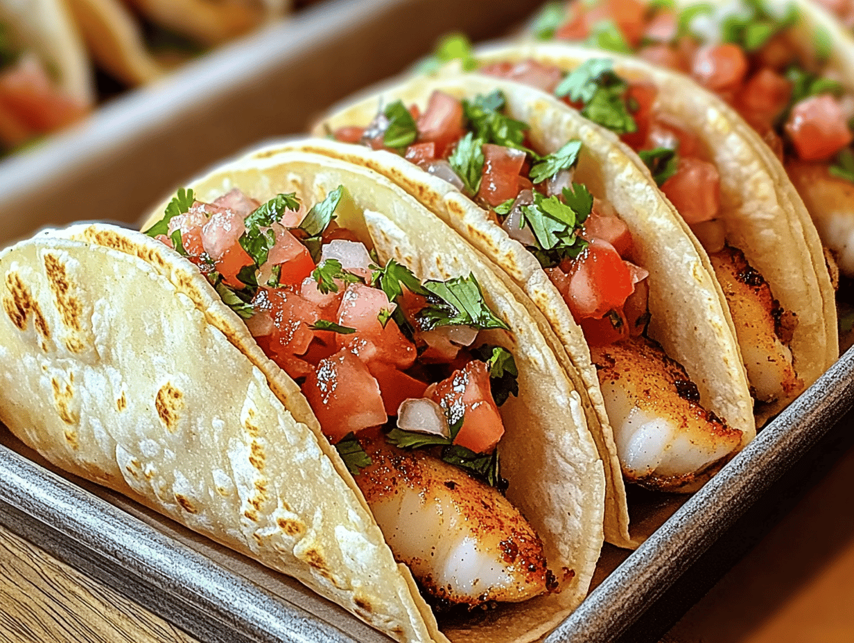 Delicious Baja Fish Tacos