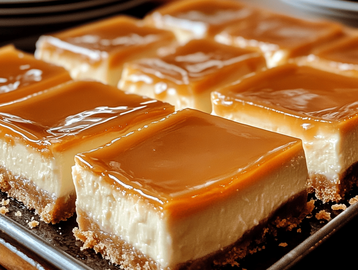 Irresistible Dulce de Leche Cheesecake Bars