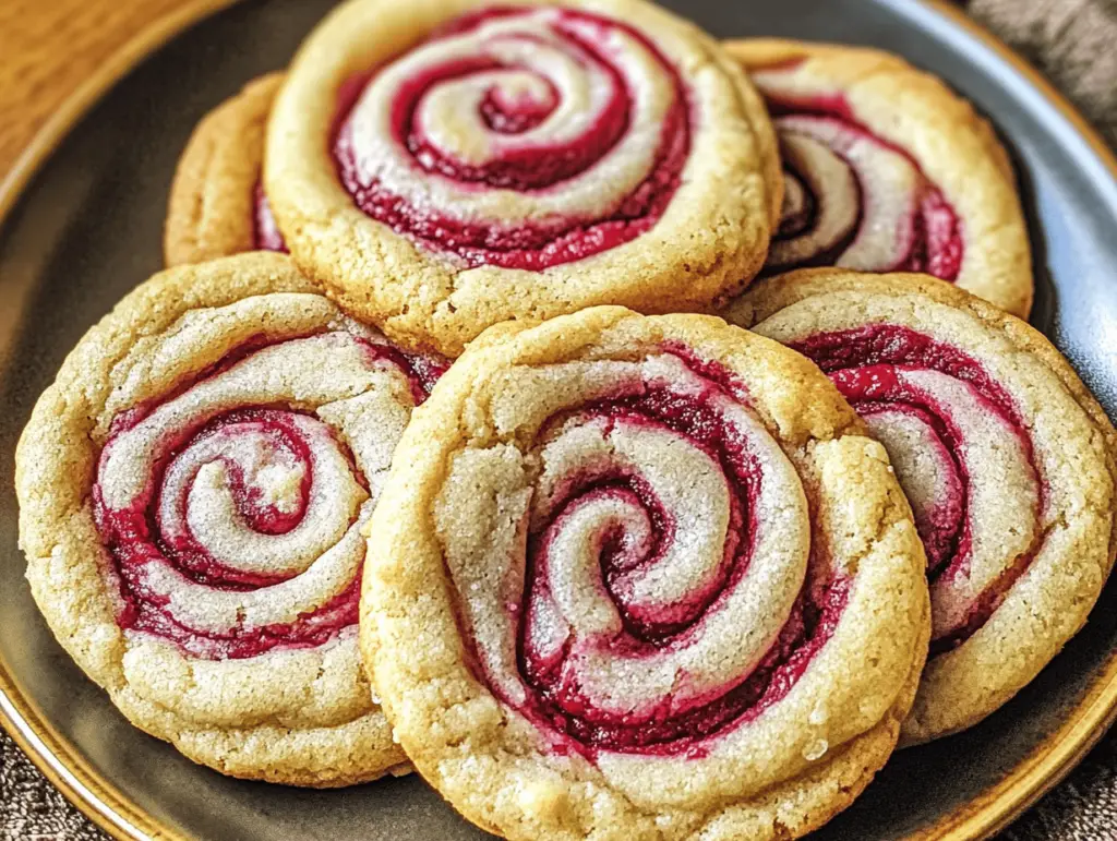 Delightful Raspberry Swirl Cookies