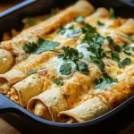 Crispy Oven-Baked Chicken Taquitos