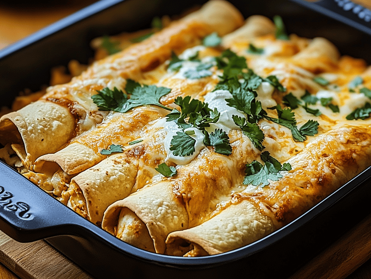 Crispy Oven-Baked Chicken Taquitos