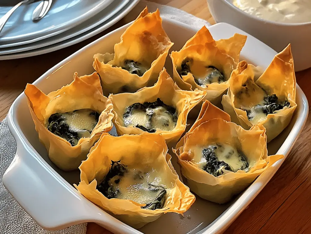 Delicious Spinach & Artichoke Wontons