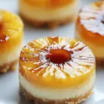 Delicious Mini Pineapple Upside-Down Cheesecakes