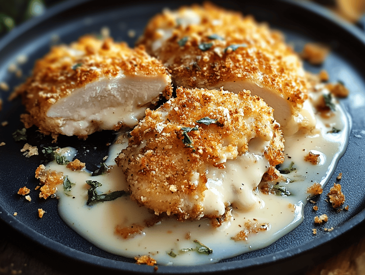 Deliciously Crispy Parmesan Crusted Chicken