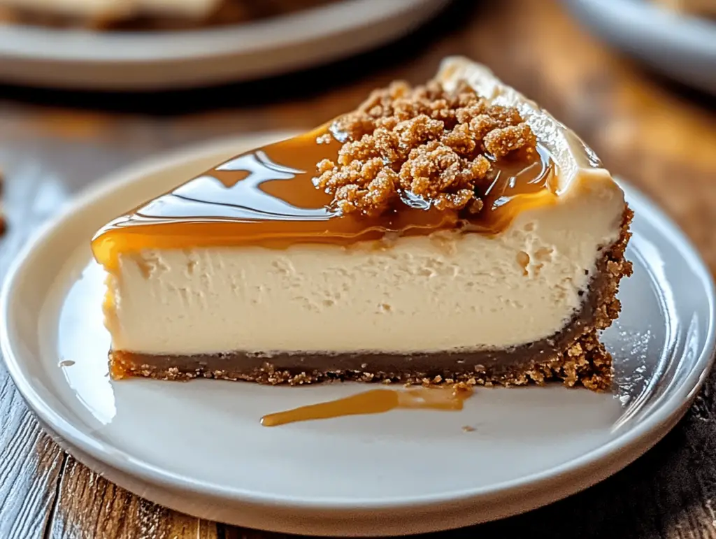 Indulge in Biscoff Salted Caramel Cheesecake!