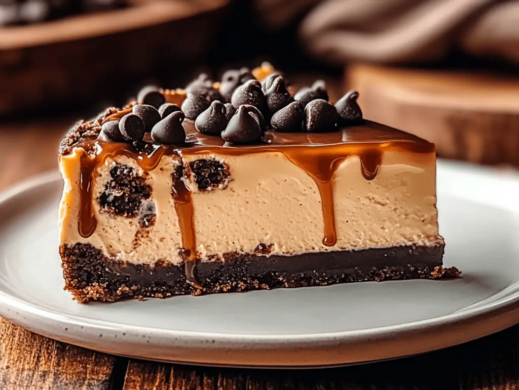 Indulgent Caramel Chocolate Coffee Cheesecake