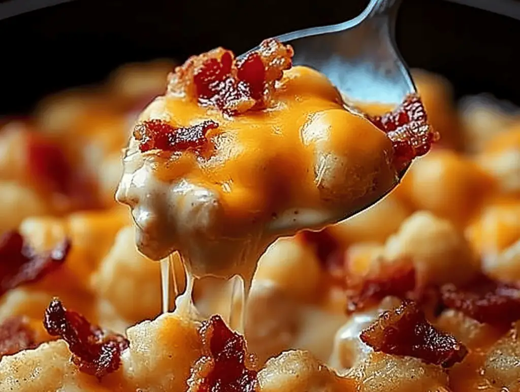 Chicken Bacon Ranch Tater Tot Casserole